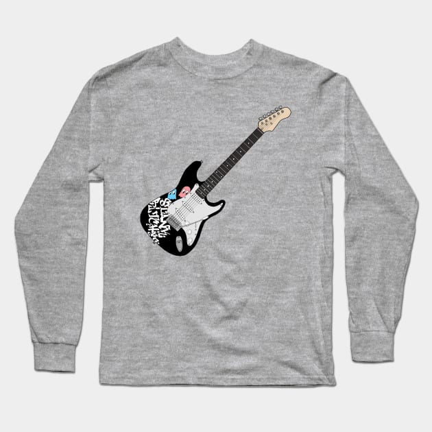 Guitar Long Sleeve T-Shirt by redhotpeppers